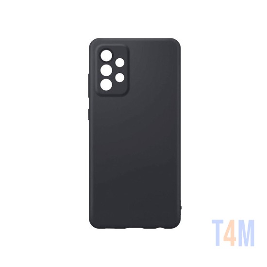 Capa de Silicone com Moldura de Câmera para Samsung Galaxy A32 4g Preto